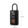 Creative Rechargeable Wireless Tire Inflator Built-in Flashlight Pressure Gauge Automatic Air Pump Air Compressor