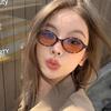 Fashion Myopia Glasses Women Men Small Oval Frame Photochromic Eyeglasses Near Sight Reading Glasses