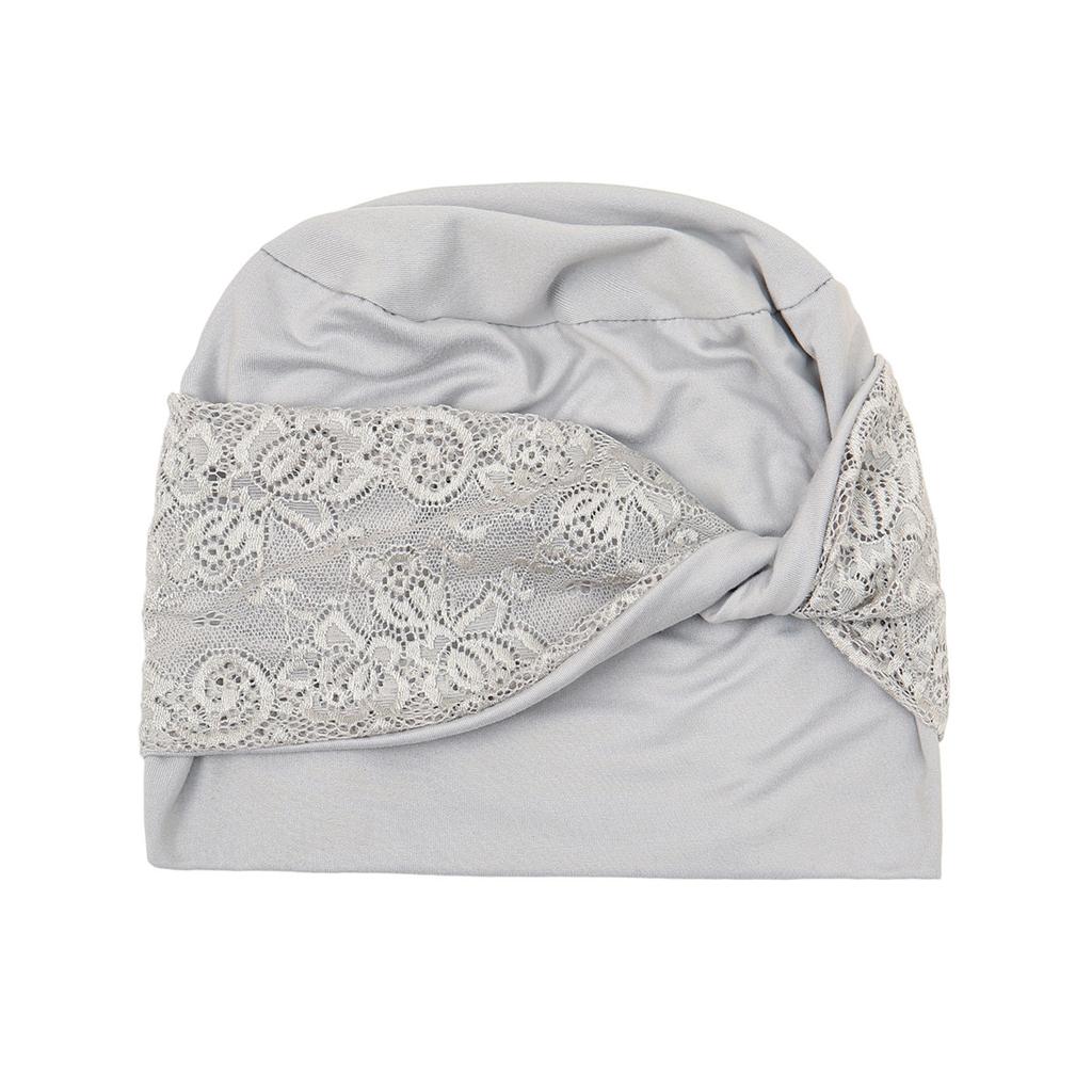 Copricapi in Pizzo per Donna Berretti Annodati con Turbanti Elasticizzati Cappello per Chemioterapia Copricapi Sciarpa Fascia per Capelli