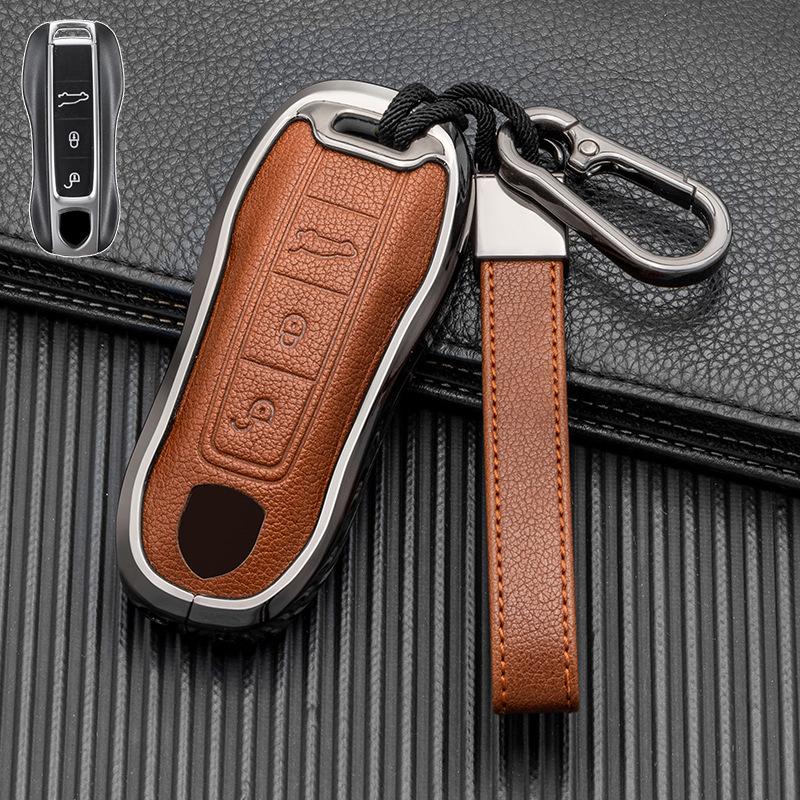 Porsche 911, Cayenne, Panamera, Macan, Taycan Metal Key Case - New Energy Series