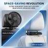 2026 upgraded car seat fan, USB-powered car fan, three-speed wind, quiet headrest neck fan