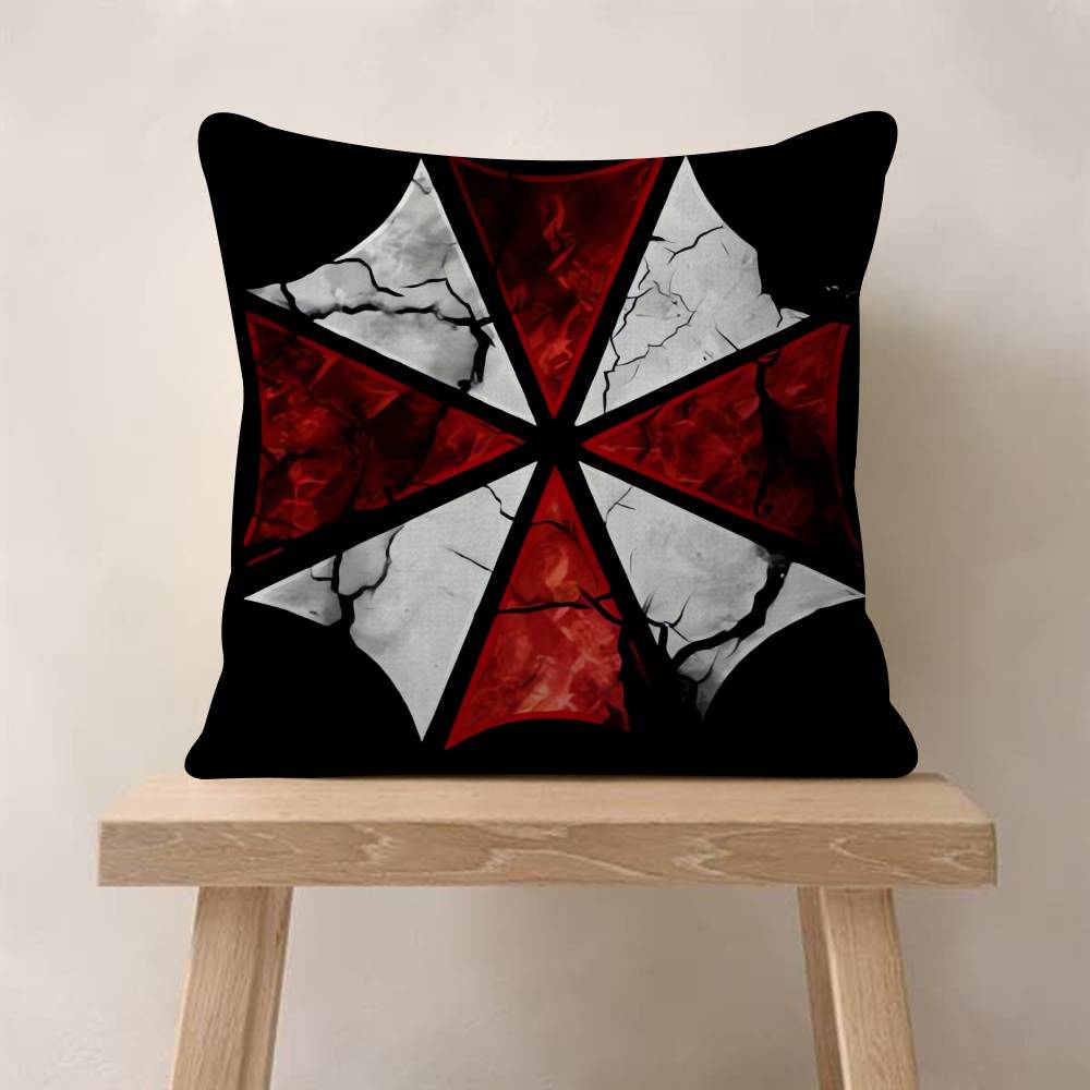 Game R-Resident E-Evil U-Umbrella Pillowcase Toon Gift Cushion Cover Bedroom Home Sofa Chair Seat Decor Pillow Case