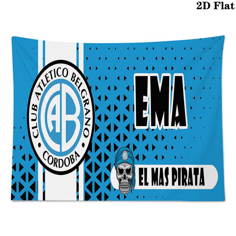CLUB ATLETICO BELGRANO Wall Tapestry Aesthetic Wall Hanging Printed Fabric Blanket Decorative Tapestries for Bedroom Living Room Home Decor