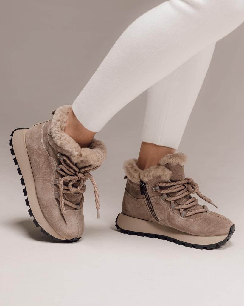 Ботинки зимние Lifexpert 80402 36 визон замша шерсть