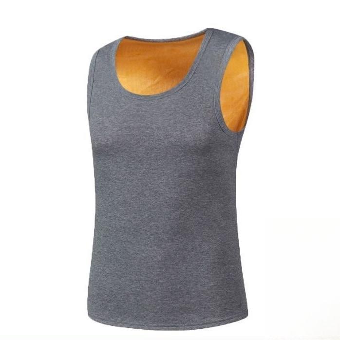 Men's Fleece-Lined Thermal Vest: Super Soft, Thickened Warmth for Autumn & Winter