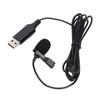 Lapel Microphone Portable Clip On Wired Mini Lapel Microphone with USB Interface for Mobile Phones Cameras