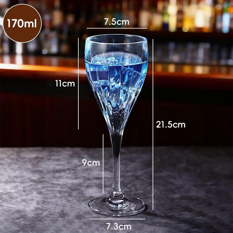 ZISIZ PC Drop-Resistant Plastic Champagne Glass