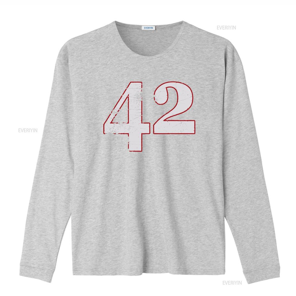 42 T Shirt The Hitchhikers Guide to Galaxy Number Answer Fun Geek Nerd  vintage Washed Casual Soft Breathable fashion