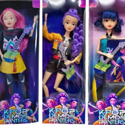 Doll Toys Kpop Demon Hunters Action Figure Toy Rumi Mira Zoey Beautiful Princess Baby Girl Dolls Plastic DIY Toy for Girls