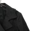 Uniqlo Plus J Collaboration Double Breasted Trench Coat M Black #NAME? Women Used