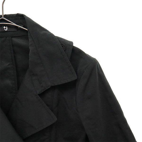Uniqlo Plus J Collaboration Double Breasted Trench Coat M Black #NAME? Women Used
