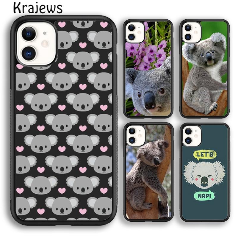 Funny Animal The koala soft For iPhone 17 Air 16 Phone Case Cover 15 14 plus 12 13 pro max coque Fundas