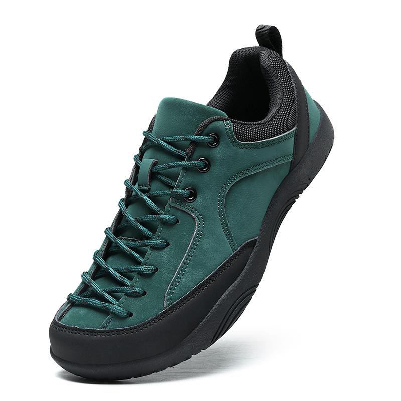 Mode Plateau Herrenschuhe Ultra Faserleder Oberfläche Sport Dicke Sohle Training Rutschfest Laufen Stoßdämpfende Freizeitschuhe