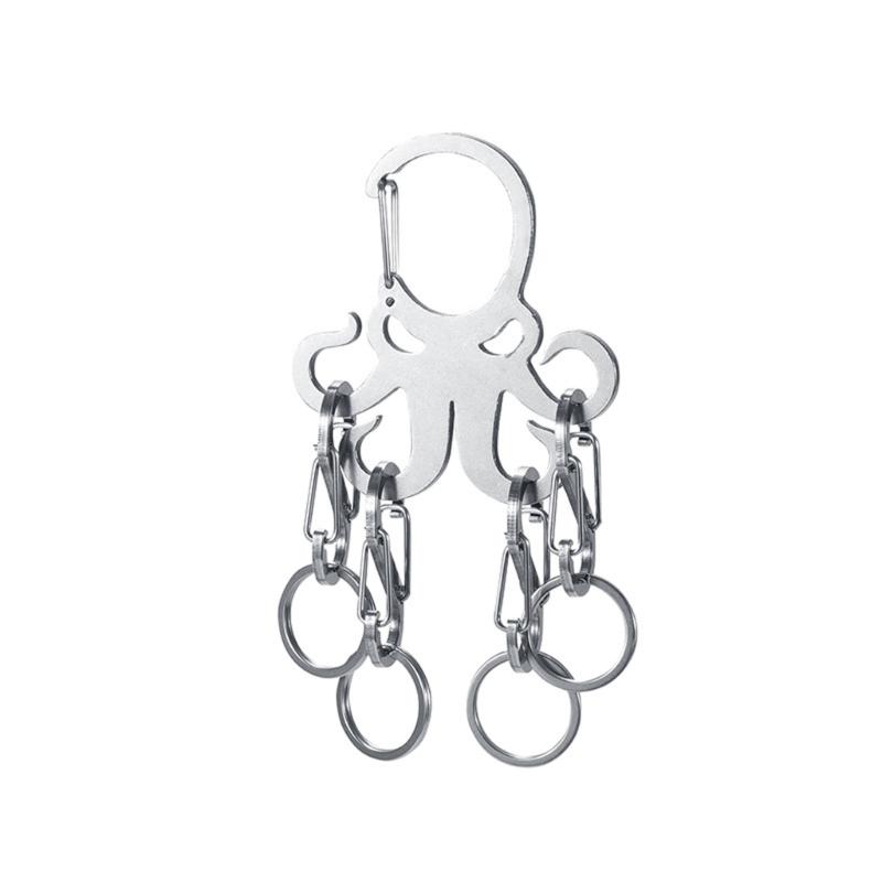 

Steel Fish Keychain Strong Not Rusts Key Holder with 360 Degree Rotating Hook Upgrades for Outdoor Travel Daily Use 1