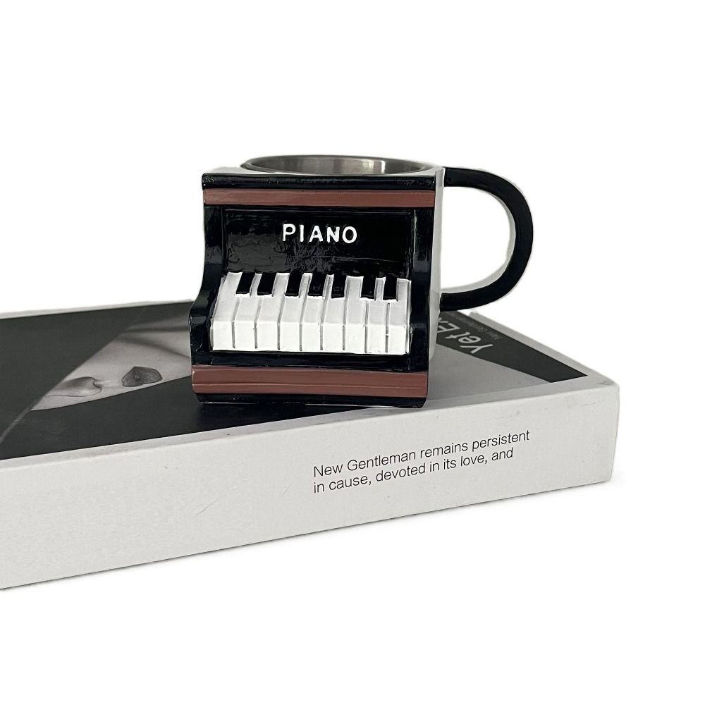 Durable Musical Instrument Coffee Mug Resin Coffee Cup for Desktop Ornament
