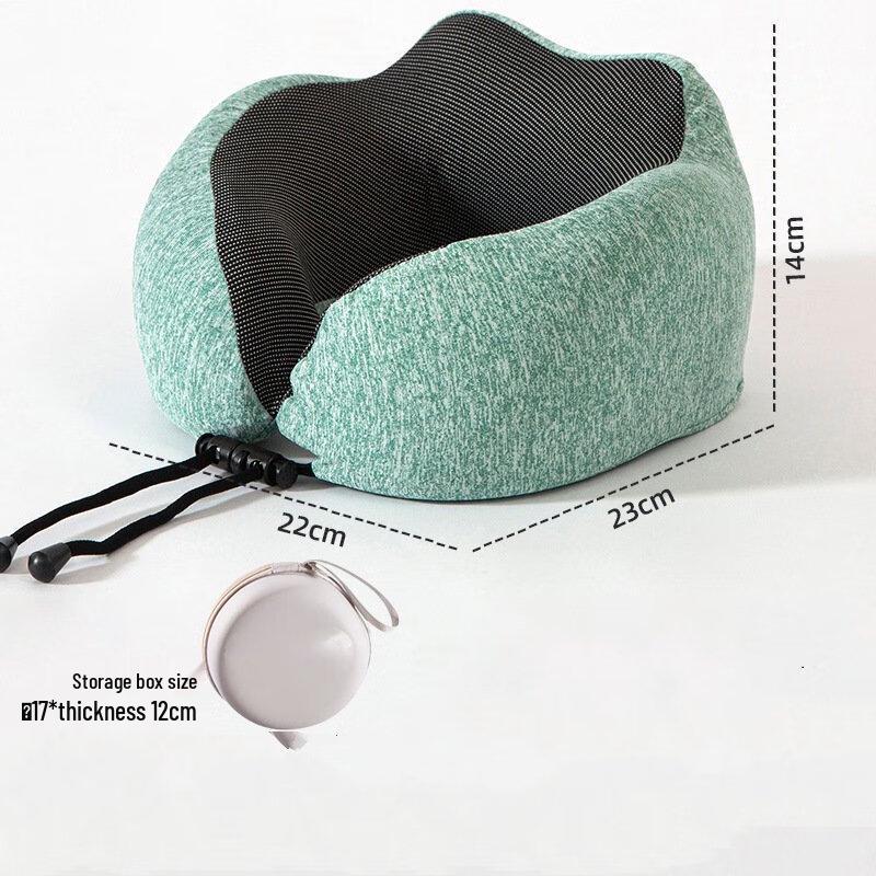 Mussel Memory Foam U-shaped Travel Neck Pillow