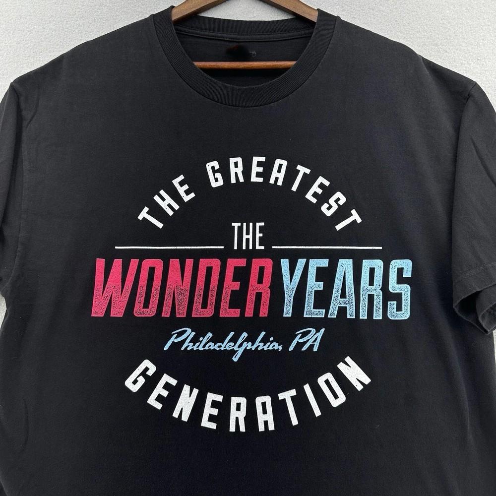 2013 The Wonder Years Band The Greatest Unisex T shirt Rock band rare tee ES244 Unisex T-Shirt L