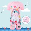 2024 New Girls' One-Piece Swimsuit - Cute, Fashionable Training Swimwear for Kids In Small, Medium, and Large Sizes.