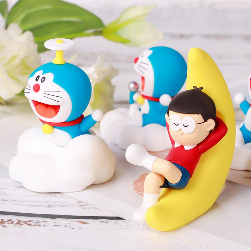 Adorable Pvc Doraemon Night Sky Series Blind Box Figure For Collectors And Fans