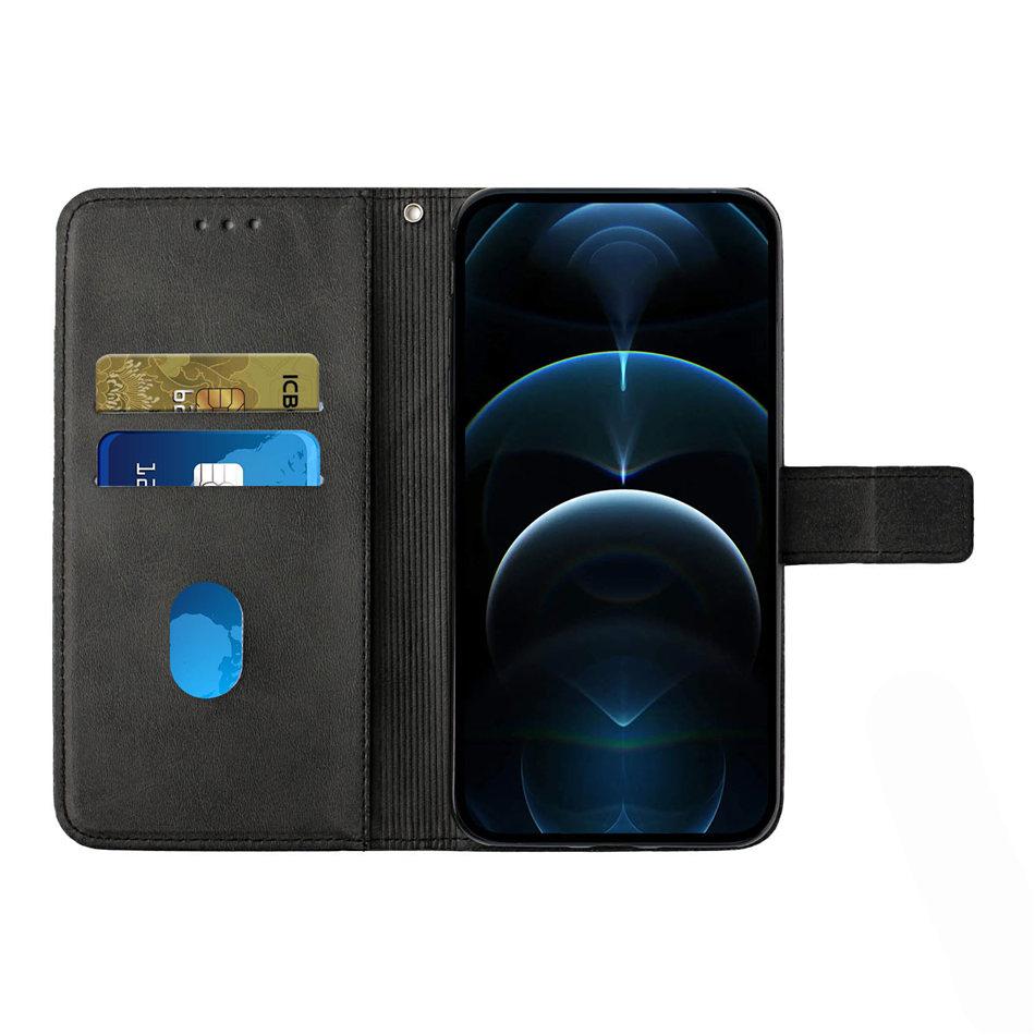 For Case LG Aristo 5 G9 K41S K42 K51 K51S K52 K61 K62 K92 K22 Plus Q92 Q61 Q510 V60 Thing 5G Cute Stripe Flip Wallet Cover D20E