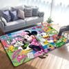 1pc Disney Mickey Mouse and Minnie Pattern Carpet Area Rug Non Slip Carpet Hand Washable Floor Mat Suitable For Living Room Bedroom Home Decor