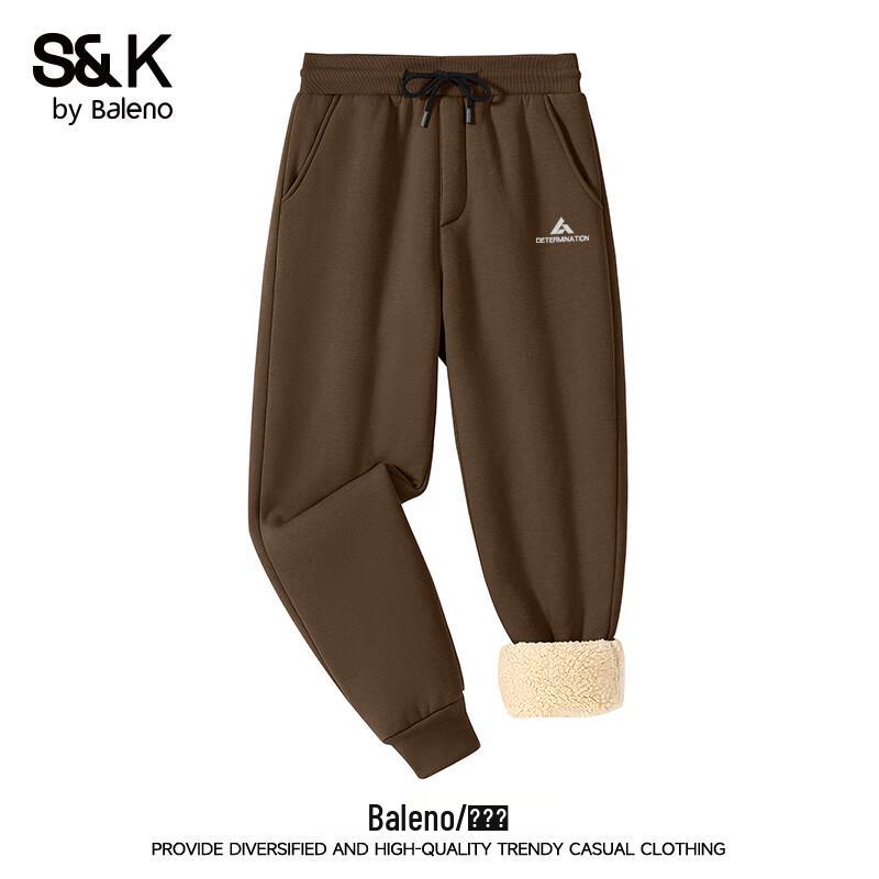 Baleno Men's S&K Fleece-Lined Winter Jogger Pants