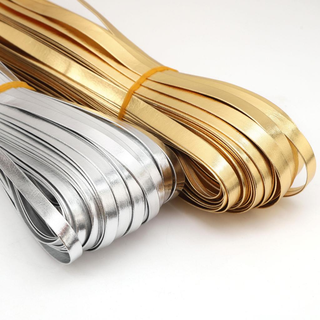 5Meter PU Shiny Leather Wrap Edge Strip DIY Supplies