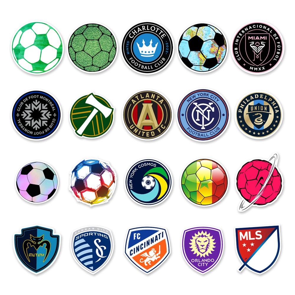 50 American Football Graffiti Stickers Car Mobile Phone Water Cup Suitcase Decoration Stickers Waterproof