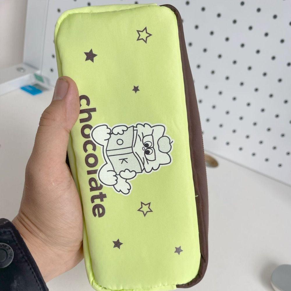 Kitten Pencil Case Large Capacity Cosmetic Bag New Stationery Bag  Students