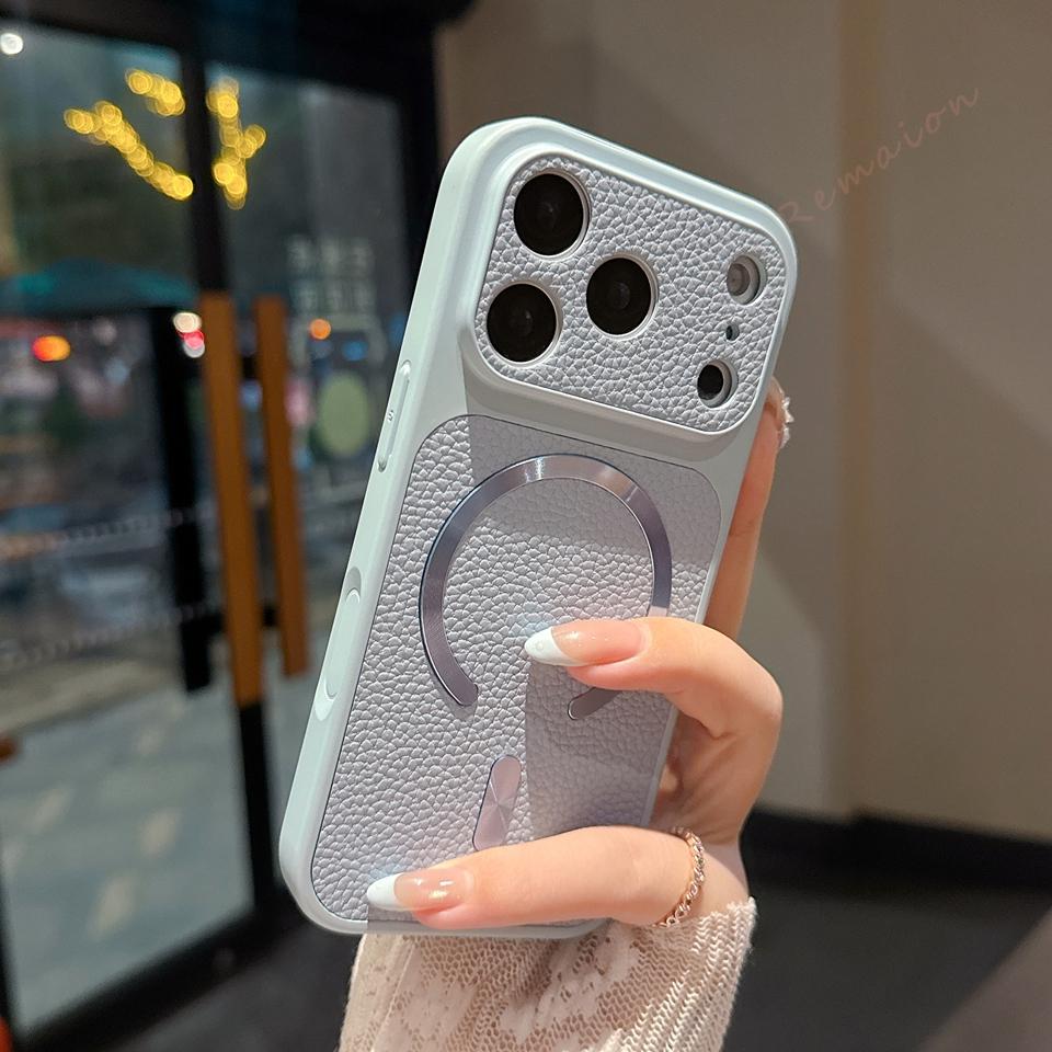 Pu Leather Magnetic Phone Case For For Iphone 17 11 12 13 14 1 16 17 Pro Max Plus Official Shockproof Protector Cover
