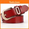 Genuine Women Leather Belt Metal Pin Buckle Jeans Waist Belt Decoration Fashion