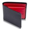 Bifold Wallet In Genuine Leather Large Capacity Bifold Wallet Size 6 Red Men's [Featured Lightning]