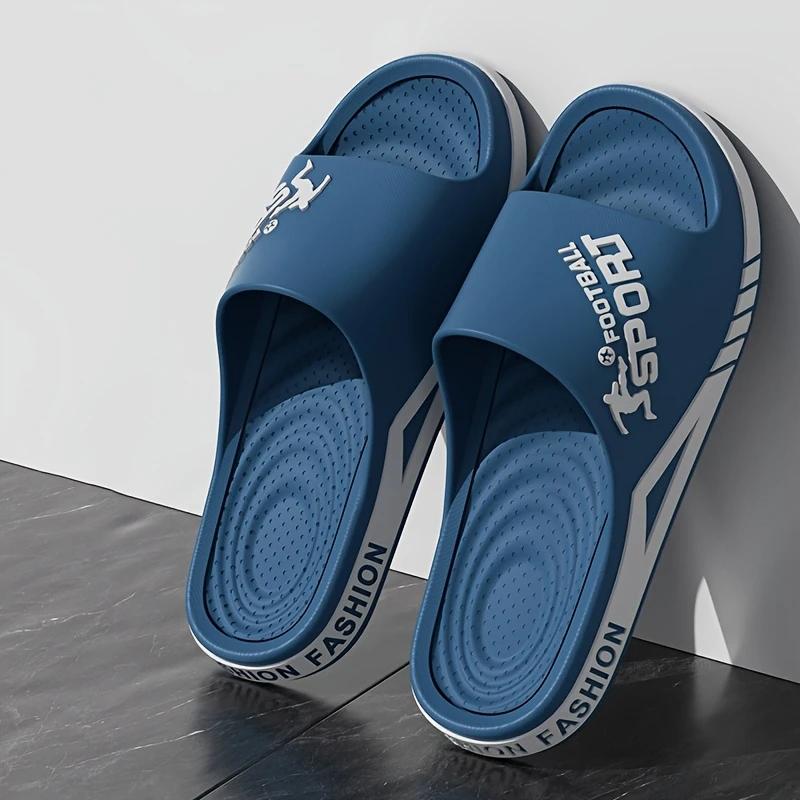 

Модные тапочки на плоской подошве для дома, ванной и использования в помещении, подходят для активного отдыха на свежем воздухе, например, для пляжных прогулок и занятий спортом. 48-49