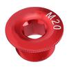 CANSUCC M20   Crank Cover Screws Corrosion Resistant Aluminum Alloy Crank Cover Screw  