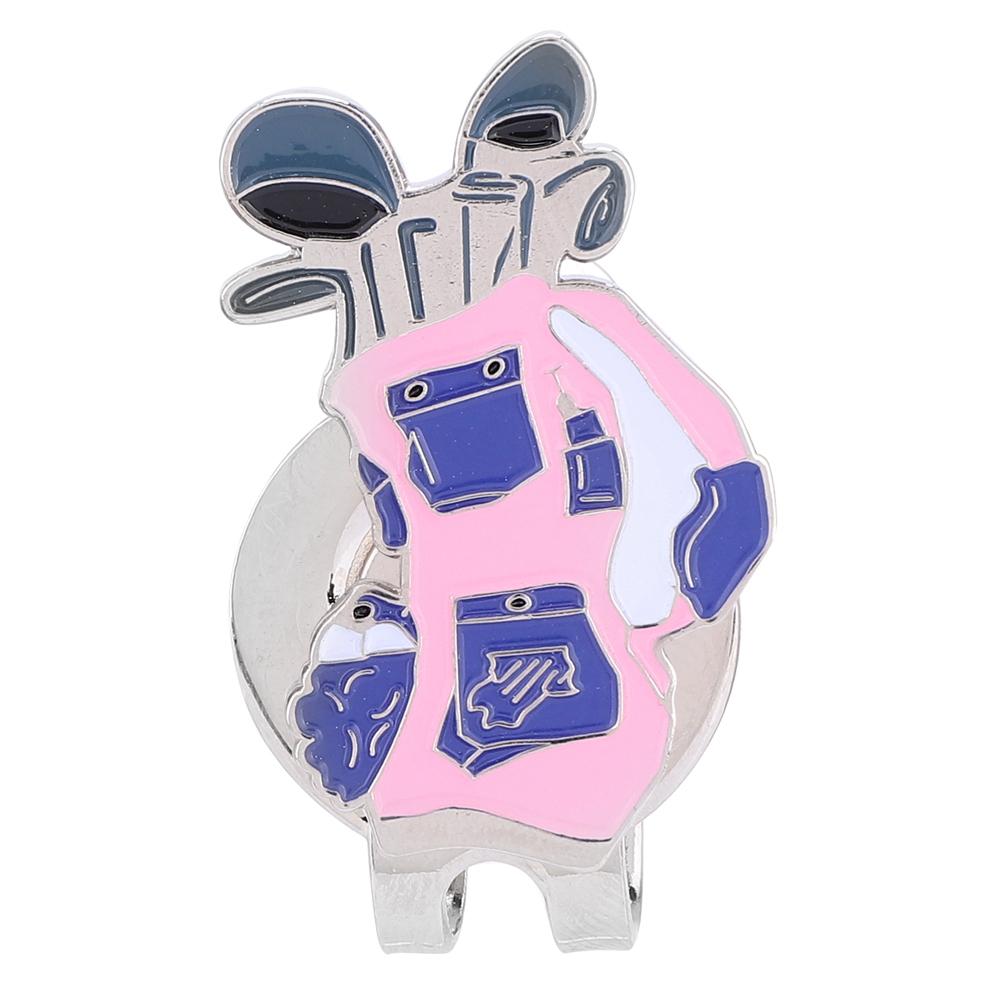 Hållbar Golfkeps-klämma i Rostfritt Stål med Avtagbar Magnetisk Bollmarkör