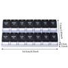 Pill Organizer Box AM PM Pill Distribution Container Portable Travel Tablets Vitamins Medicinel Cases Box Fish Oil/Supplements