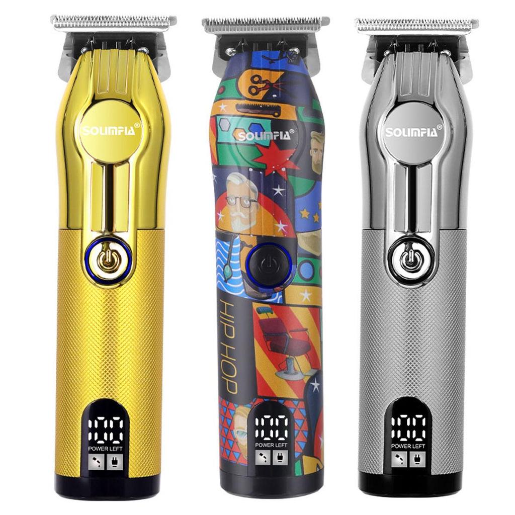 Profesyonel Saç Kesme Makinesi Erkekler İçin Berber Şarj Edilebilir Saç Kesme Makinesi Kablosuz Saç Kesme Güçlü Makine Saç Sakal Düzeltici