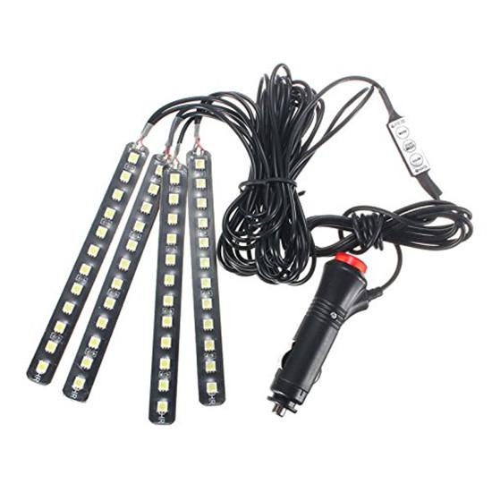 Buy 4Piece Car Atmosphere Light, LED Car Interior Light Underdash