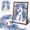 DIY Diamantmalerei Süßer Olaf Kreuzstich-Set Mosaik-Kunst Diamantmalerei Vollkreis Diamant Heimdekoration