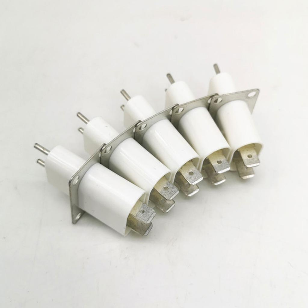 Set of 10 Microwave Oven Magnetron Plug Microwave Oven Connector 4 Filament Pin Sockets Converter Microwave Oven Sockets