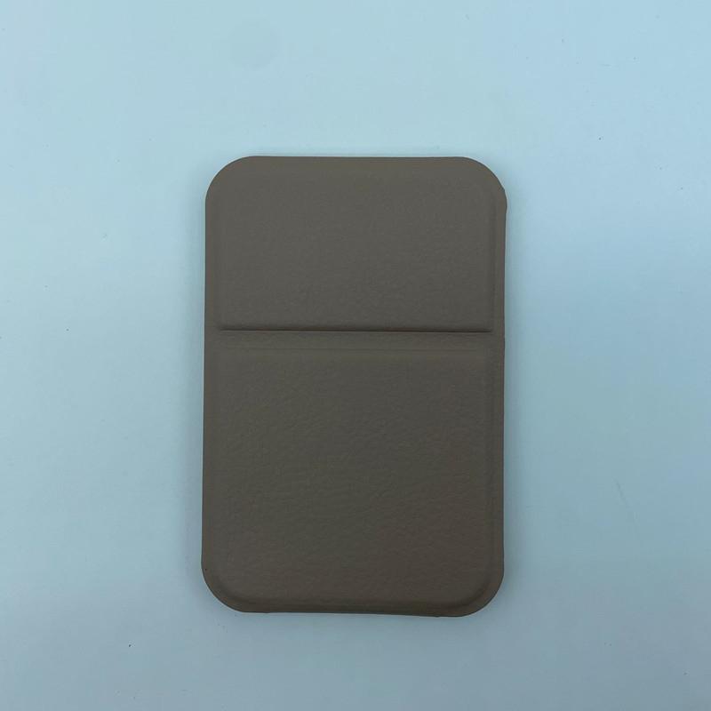 Desktop-Make-up-Spiegel, einfarbig, Pu-Leder, einfacher tragbarer Hand-Make-up-Spiegel, faltbarer kompakter süßer Taschenspiegel für Studenten