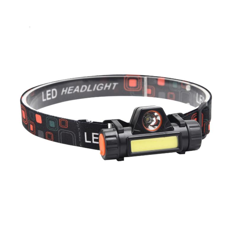 

Portable Mini Powerful Led Headlamp Waterproof Head Torch With Tail Magnetic чёрный