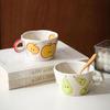 OLOEY Hand-Painted Ceramic Banana Coffee Mug