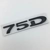 mghxj4 For Tesla MODEL 3 S X Y 75D 85D 90D 100D Rear Boot Trunk Tailgate Emblem Badge Sticker 3D Metal Car Styling Accessories