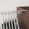 6-hole Folding Clothes Rack Wall Mounted Clothes Drying Rack Portable Laundry Rack Hook  Travel