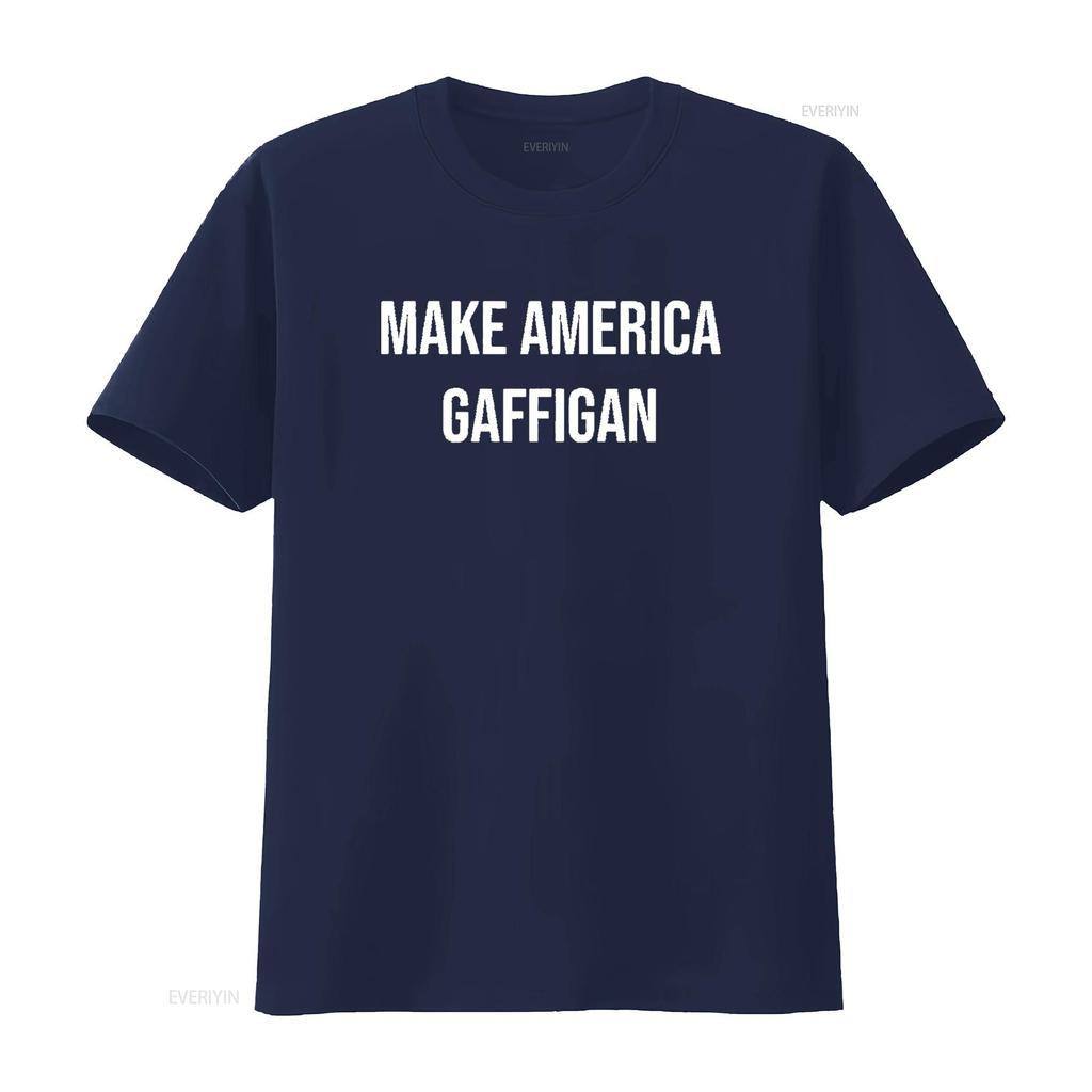 Mens Make America Gaffigan Political Humour T Shirt Black Large vintage Washed Stylish Comfortable Slightly designer clothes