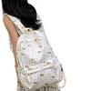 Schoolbag Treasure Backpack Girls Middle School Students Floral Sausage Puppy Backpack High School Girls Cute Backpack Men
