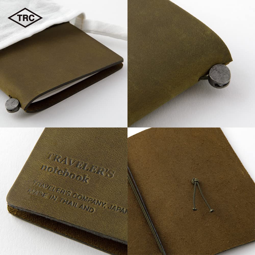DESIGNPHIL Company Passport with Limited Edition 15343006 Traveler's Traveler's Notebook, Size, Card, Olive,