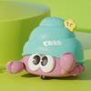 Electric Floating Ball Ladybug Toy with 2 Balls USB Rechargeable Babies Educational Hermit Crab Blowing Suspension Ball Interactive Toy