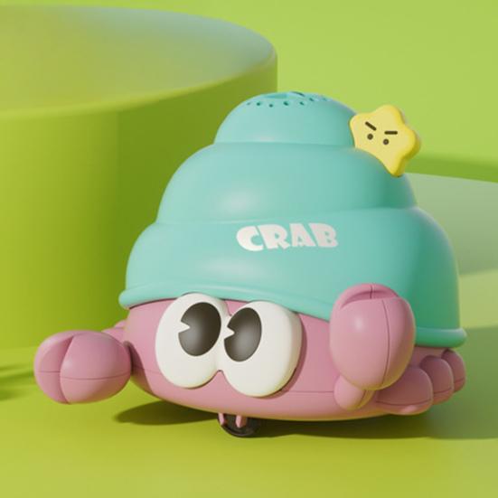 Electric Floating Ball Ladybug Toy with 2 Balls USB Rechargeable Babies Educational Hermit Crab Blowing Suspension Ball Interactive Toy